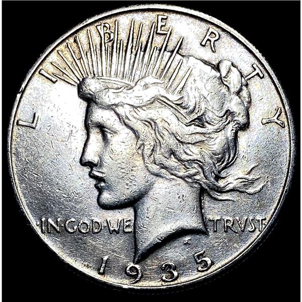 1935-S Silver Peace Dollar CLOSELY UNCIRCULATED