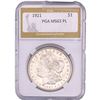Image 1 : 1921 Morgan Silver Dollar PGA MS63 PL