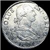 Image 1 : 1801 Silver 2 Reales Spain Carolus IIII HIGH GRADE