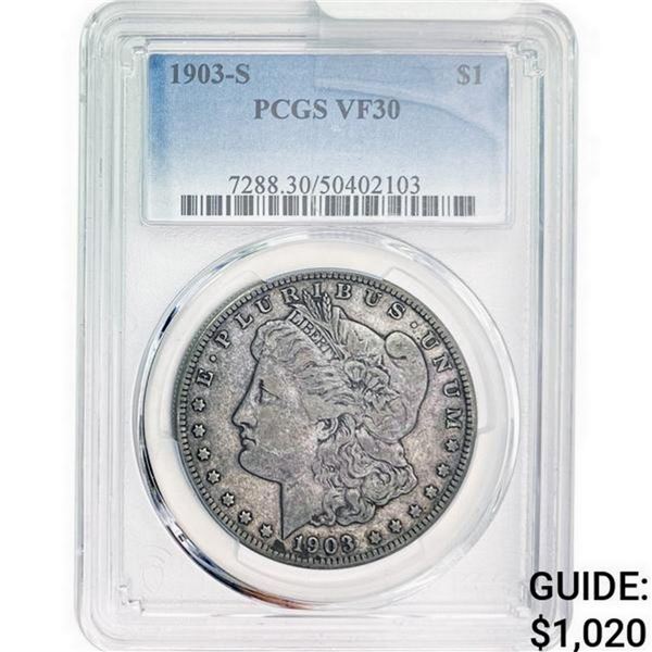 1903-S Morgan Silver Dollar PCGS VF30