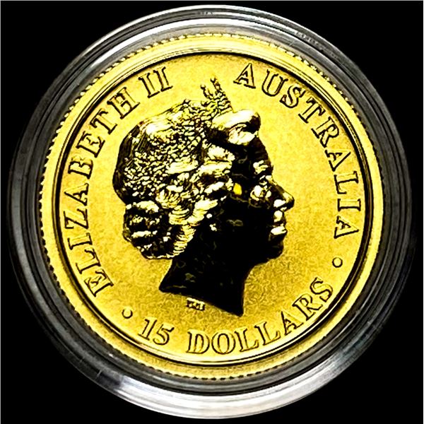 2016 1/10 oz Gold Australian Wedge-Tailed Eagle $15 CLOSELY UNCIRCULATED