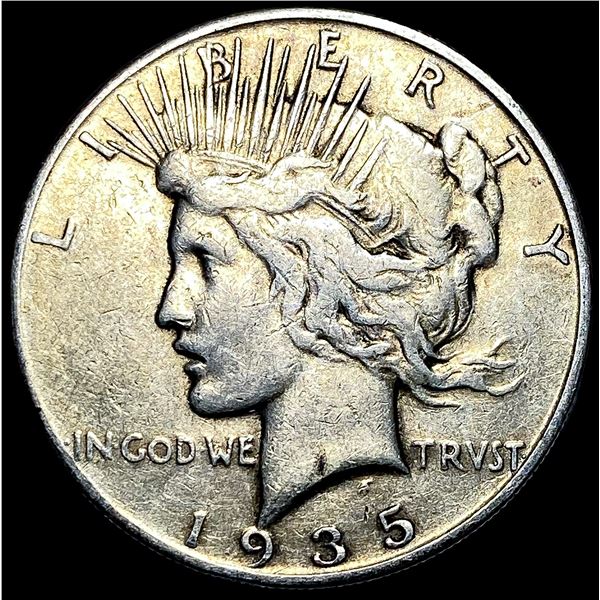 1935-S Silver Peace Dollar CLOSELY UNCIRCULATED