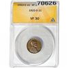 Image 1 : 1922-D Wheat Cent ANACS VF30