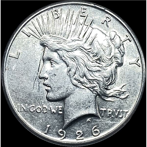 1926-S Silver Peace Dollar CLOSELY UNCIRCULATED