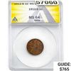 Image 1 : 1912-D Wheat Cent ANACS MS64 BRN