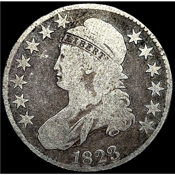 1823 Capped Bust Half Dollar NICELY CIRCULATED