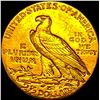 Image 2 : 1909 Indian Head Gold $2.50 Quarter Eagle CLOSELY UNCIRCULATED