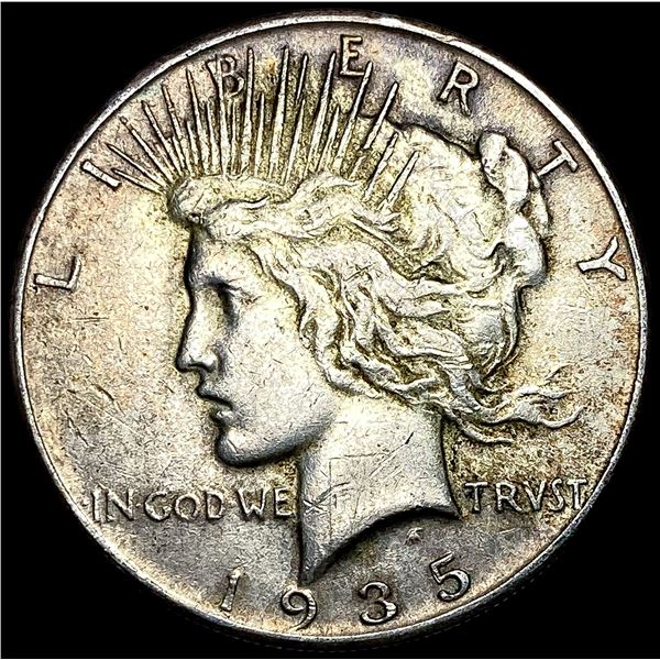 1935-S Silver Peace Dollar NEARLY UNCIRCULATED