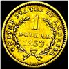 Image 2 : 1853 Gold $1 Type 1 CLOSELY UNCIRCULATED
