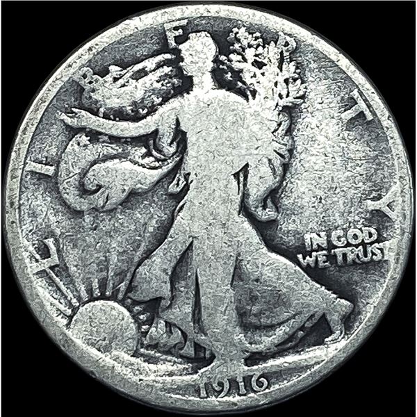 1916 Walking Liberty Half Dollar NICELY CIRCULATED