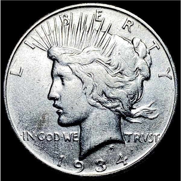 1934 Peace Silver Dollar CLOSELY UNCIRCULATED
