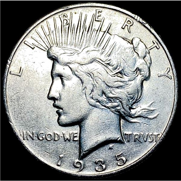 1935-S Silver Peace Dollar CLOSELY UNCIRCULATED