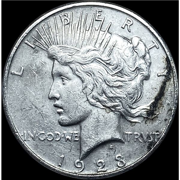 1923 Silver Peace Dollar CLOSELY UNCIRCULATED
