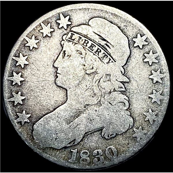 1830 Capped Bust Half Dollar NICELY CIRCULATED