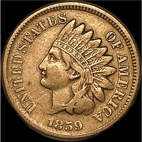 1859 Copper-Nickel Indian Head Cent LIGHTLY CIRCULATED