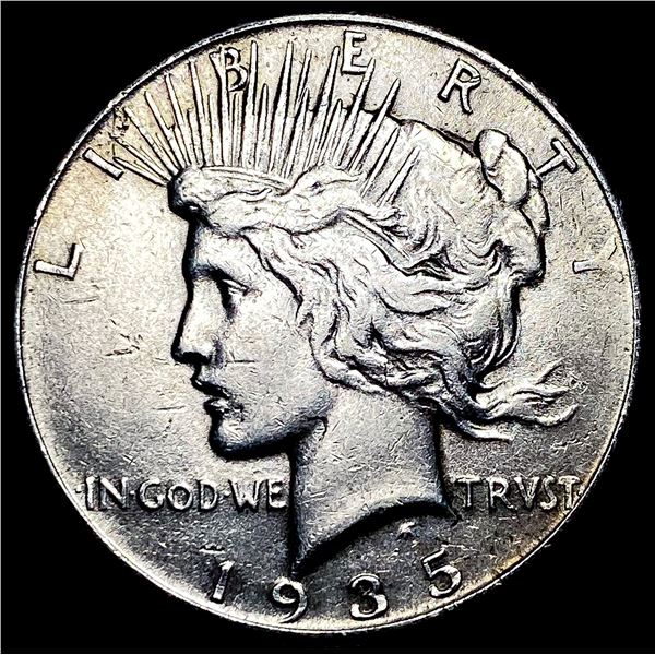 1935 Silver Peace Dollar CLOSELY UNCIRCULATED