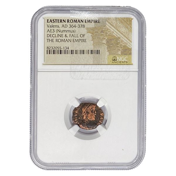 Eastern Roman Valens, AD 364-378 AE3(Nummus) NGC