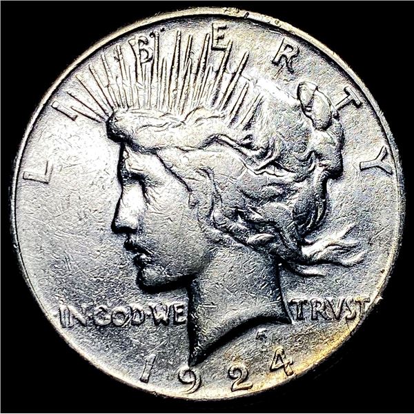 1924 Peace Silver Dollar CLOSELY UNCIRCULATED