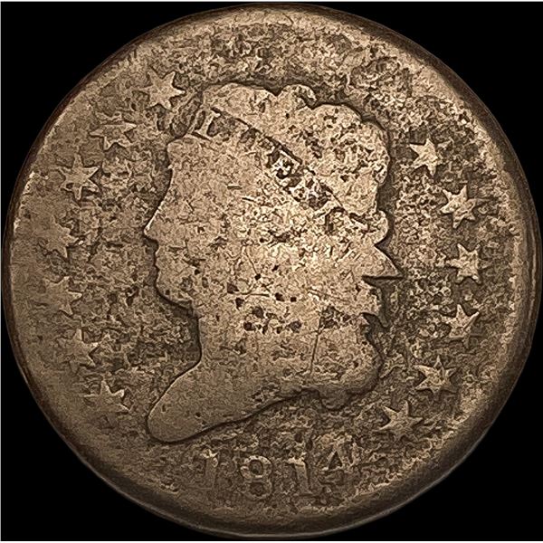 1814 Classic Head Large Cent NICELY CIRCULATED