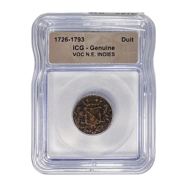 1726-1793 VOC N.E. INDIES Duit ICG Genuine