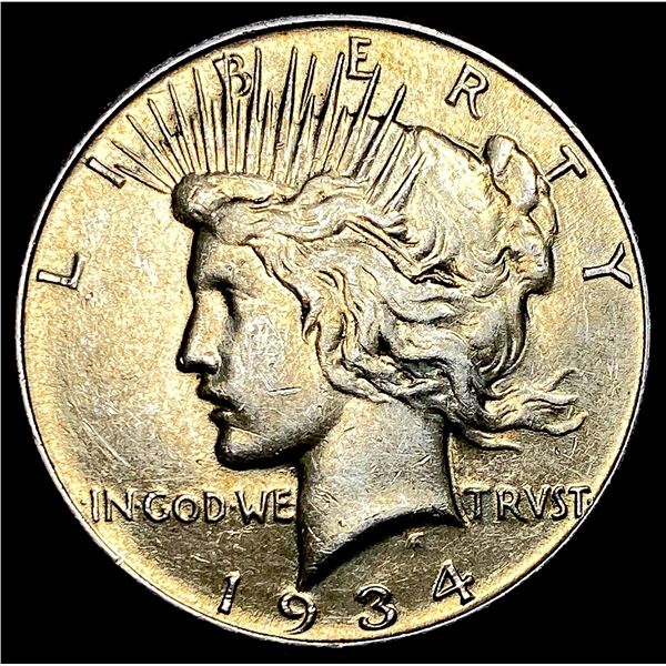 1934 Peace Silver Dollar CLOSELY UNCIRCULATED