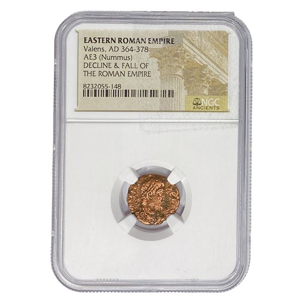 Eastern Roman Valens, AD 364-378 AE3(Nummus) NGC