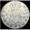 Image 2 : 1801 Silver 2 Reales Spain (Charles IV) HIGH GRADE