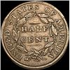 Image 2 : 1833 Copper Half Cent NEARLY UNCIRCULATED