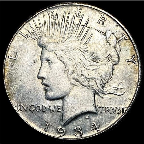 1934 Peace Silver Dollar CLOSELY UNCIRCULATED