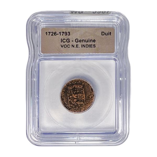 1726-1793 VOC N.E. INDIES Duit ICG Genuine