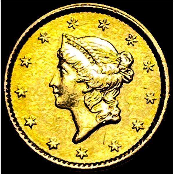 1851-D Gold $1 Liberty Head CLOSELY UNCIRCULATED