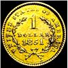 Image 2 : 1851-D Gold $1 Liberty Head CLOSELY UNCIRCULATED