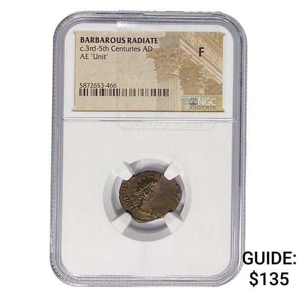 Barbarous Radiate c.3rd-5th Centuries AD AE 'Unit' NGC F
