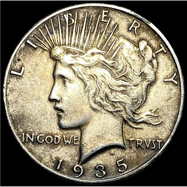 1935-S Silver Peace Dollar NEARLY UNCIRCULATED