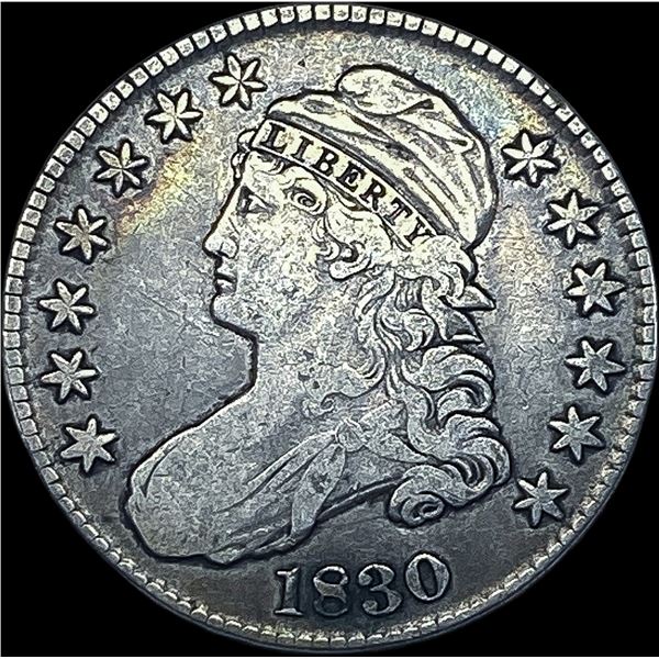 1830 Capped Bust Half Dollar NICELY CIRCULATED