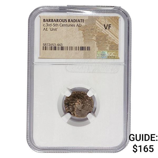 Barbarous Radiate c.3rd-5th Centuries AD AE 'Unit' NGC VF