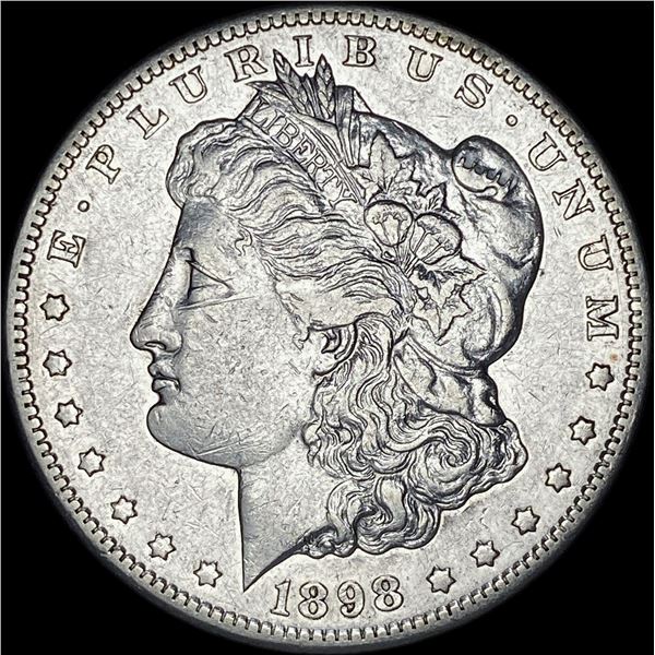 1898-S Silver Morgan Dollar CLOSELY UNCIRCULATED