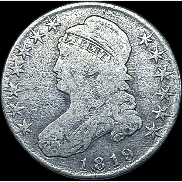 1819 Capped Bust Half Dollar NICELY CIRCULATED