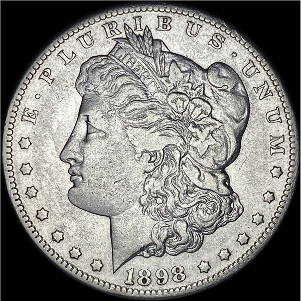 1898-S Silver Morgan Dollar CLOSELY UNCIRCULATED