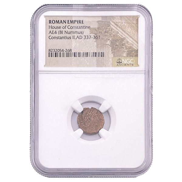 Roman House of Constantine AE4 BI Nummus NGC