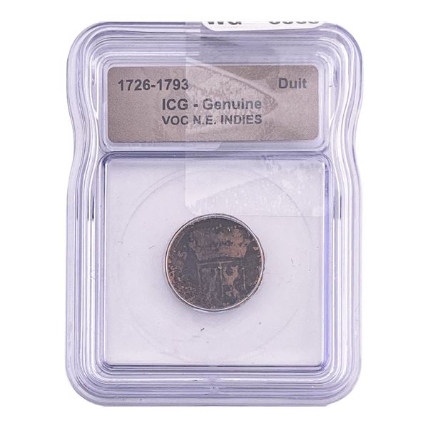 1726-1793 VOV N.E. INDIES Duit ICG Genuine