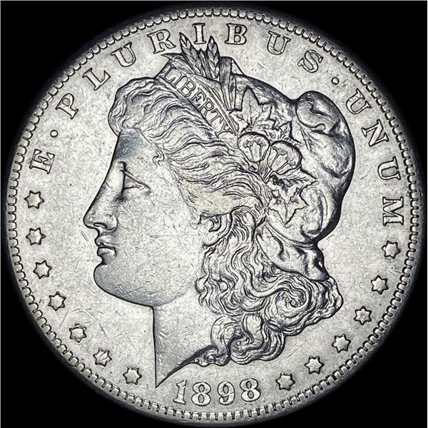 1898-S Silver Morgan Dollar CLOSELY UNCIRCULATED