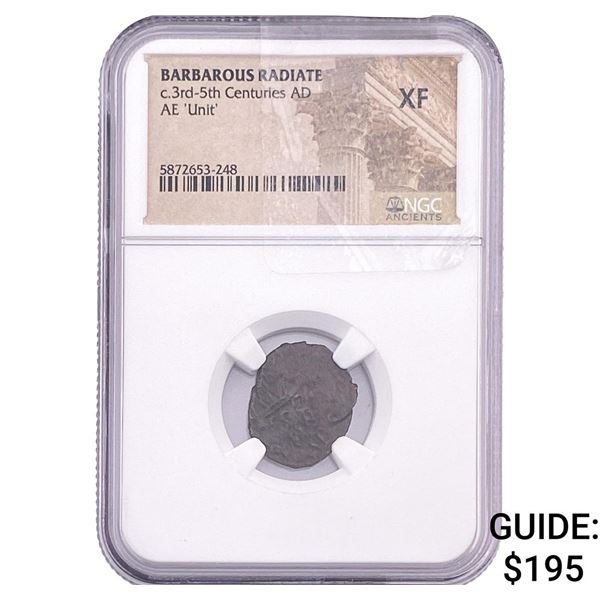 Barbarous Radiate c.3rd-5th Centuries AD AE 'Unit' NGC XF