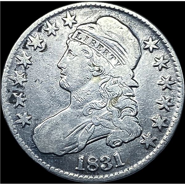 1831 Capped Bust Half Dollar NICELY CIRCULATED