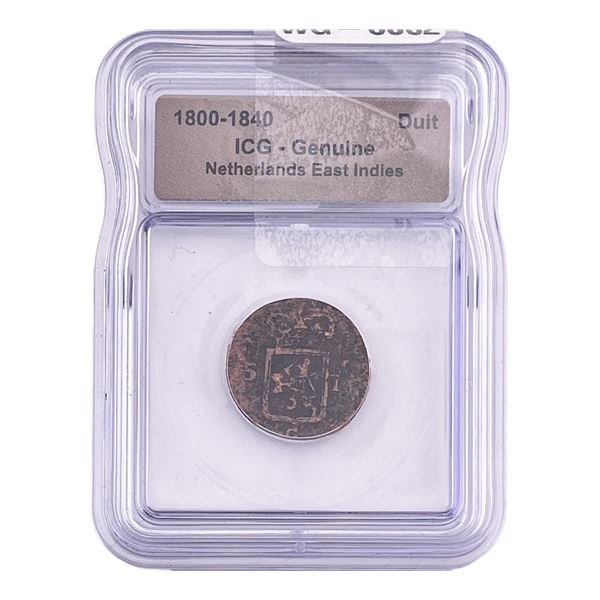 1800-1840 Netherlands East Indies ICG Genuine