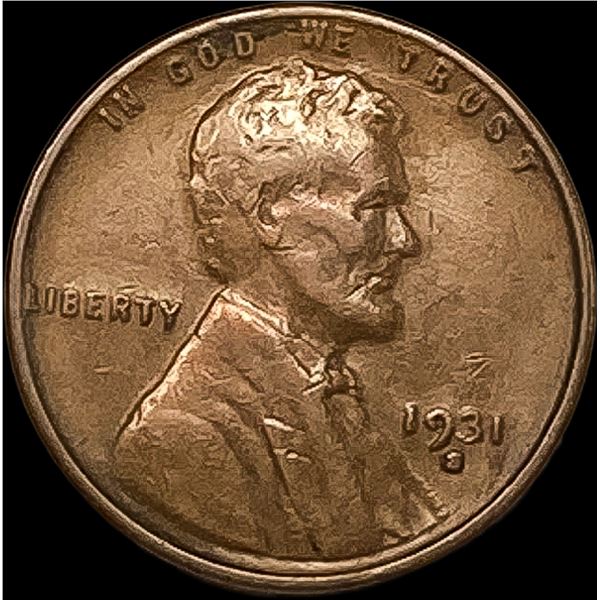 1931-S Lincoln Wheat Cent CLOSELY UNCIRCULATED