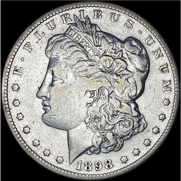 1898-S Silver Morgan Dollar CLOSELY UNCIRCULATED