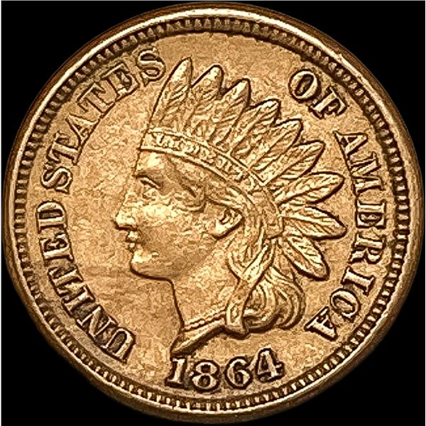 1864 Bronze Indian Head Cent CLOSELY UNCIRCULATED