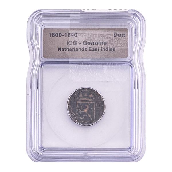 1800-1840 Netherlands East Indies ICG Genuine