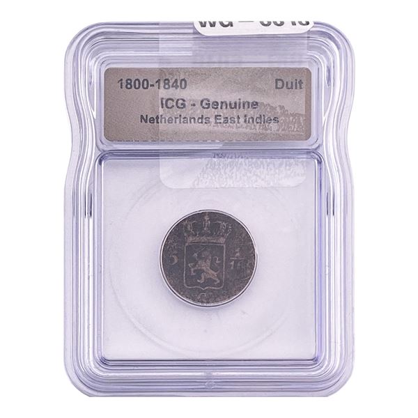 1800-1840 Netherlands East Indies ICG Genuine